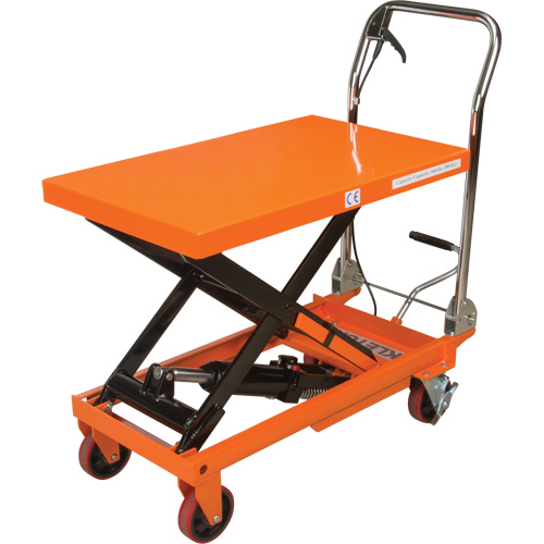 Table &eacute;l&eacute;vatrice &agrave; ciseaux hydraulique, 32" lo x 19-3/4" la, Acier, Capacit&eacute; 660 lb Rideout Tool & Machine Inc.