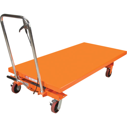 Hydraulic Scissor Lift Table, 63" L x 31-1/2" W, Steel, 1100 lbs. Capacity Rideout Tool & Machine Inc.