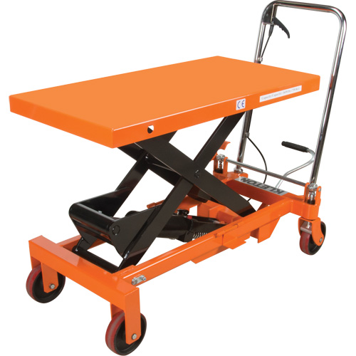 Hydraulic Scissor Lift Table, 39-1/2" L x 20" W, Steel, 1650 lbs. Capacity Rideout Tool & Machine Inc.