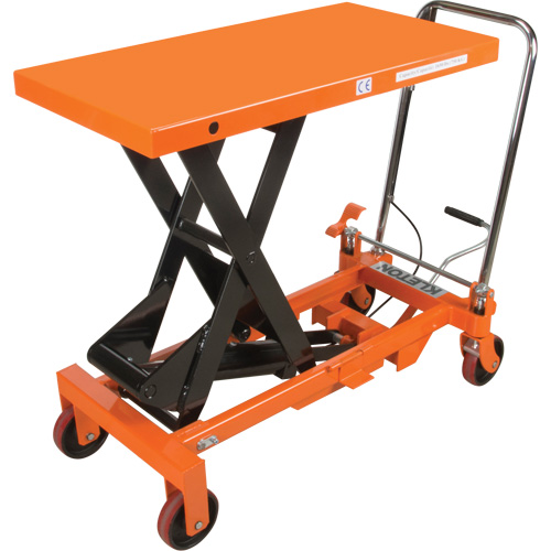 Hydraulic Scissor Lift Table, 39-1/2" L x 20" W, Steel, 1650 lbs. Capacity Rideout Tool & Machine Inc.