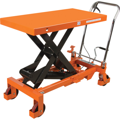 Table &eacute;l&eacute;vatrice &agrave; ciseaux hydraulique, 40" lo x 20 " la, Acier, Capacit&eacute; 2200 lb Rideout Tool & Machine Inc.