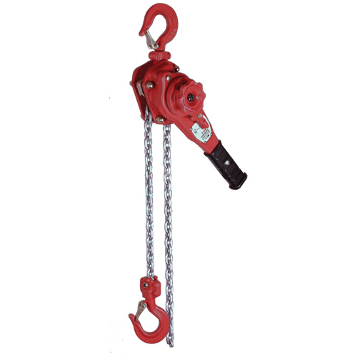 VQ Series Super Light Lever Hoist, 10' Lift, 2300 lbs. (1.6 tons) Capacity, Zinc Chain Rideout Tool & Machine Inc.