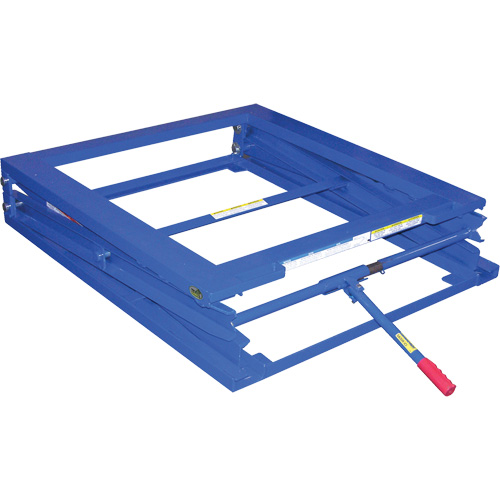 Support de palette ajustable, 42-1/2" lo x 40" la, Capacit&eacute; 5000 lb Rideout Tool & Machine Inc.