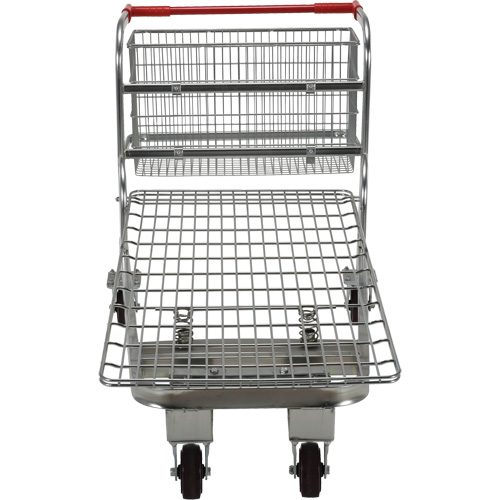 Nestable Wire Cart, Steel, 28-3/4" x 37-1/16" x 59-5/8", 275 lbs. Capacity Rideout Tool & Machine Inc.