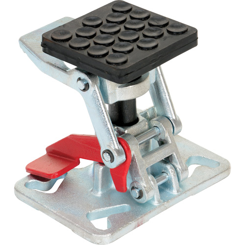 Heavy-Duty Adjustable Height Floor Lock, 8" Extended Height, 5-1/2" Retracted Height, Steel Rideout Tool & Machine Inc.