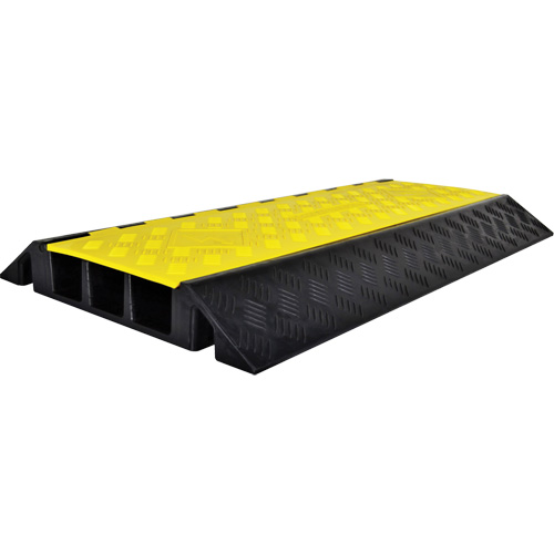 Powerhouse Heavy-Duty Straight Cable Protector, 3 Channels, 36" L x 19.75" W x 3" H Rideout Tool & Machine Inc.