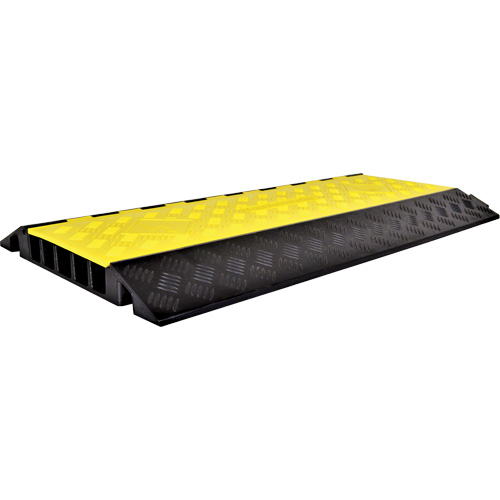 Powerhouse Heavy-Duty Straight Cable Protector, 5 Channels, 36" L x 19.75" W x 2.25" H Rideout Tool & Machine Inc.
