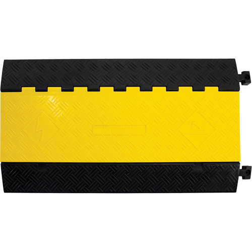 Powerhouse Medium-Duty Straight Cable Protector, 5 Channels, 36" L x 19.63" W x 2.25" H Rideout Tool & Machine Inc.
