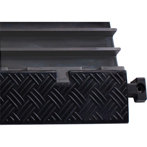 Powerhouse Medium-Duty Straight Cable Protector, 5 Channels, 36" L x 19.63" W x 2.25" H Rideout Tool & Machine Inc.
