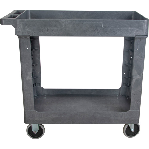Chariot utilitaire pour l'entretien, 2 tiers, 16-1/2" x 32-1/2" x 34-1/2", Capacit&eacute; 550 lb Rideout Tool & Machine Inc.