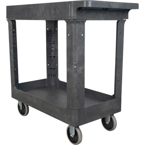 Chariot utilitaire pour l'entretien, 2 tiers, 16-1/2" x 32-1/2" x 34-1/2", Capacit&eacute; 550 lb Rideout Tool & Machine Inc.