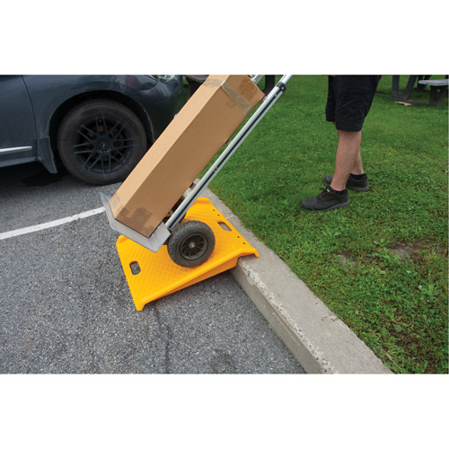 Rampe de trottoir portable en poly pour diable, Capacit&eacute; de 1000 lb, 27" la x 27" lo Rideout Tool & Machine Inc.