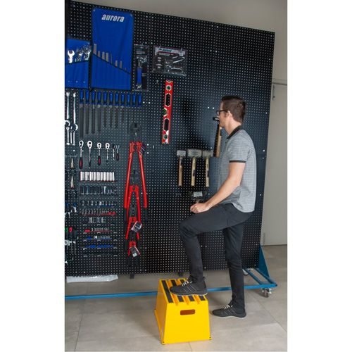 Escabeau industriel, 20-7/8" x 12-3/16" x Hauteur 12" Rideout Tool & Machine Inc.