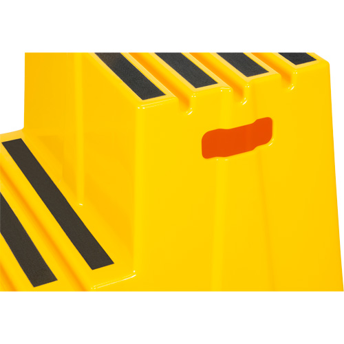 Escabeau industriel, 2 marches, 26" x 22-7/16" x Hauteur 19-11/16" Rideout Tool & Machine Inc.