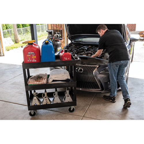 Tub Cart, 3 Tiers, 35-1/4" x 37-1/4" x 18", 375 lbs. Capacity Rideout Tool & Machine Inc.