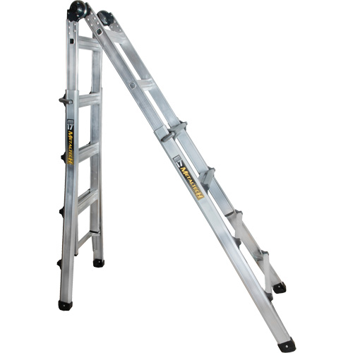 &eacute;chelle t&eacute;lescopique multifonction, Aluminium, 300 lb, CSA calibre 1A Rideout Tool & Machine Inc.