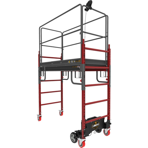 Complete Motorized Buildman 6' Baker Scaffold Kit, 31" D x 118-3/4" H Rideout Tool & Machine Inc.