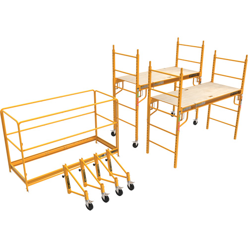 Trousse compl&egrave;te de tour d'&eacute;chafaudage pour cloison s&egrave;che de 12', 58-1/2" p x 183" h Rideout Tool & Machine Inc.