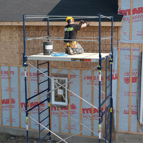 Tour d'&eacute;chafaudage compl&egrave;te avec roulettes, 69-1/2" p x 178" h Rideout Tool & Machine Inc.