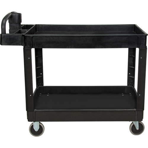 Utility Cart, 2 Tiers, 25-5/8" x 33-1/2" x 43-3/4", 550 lbs. Capacity Rideout Tool & Machine Inc.