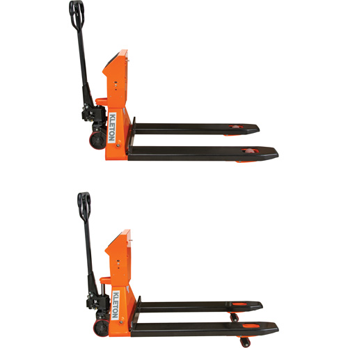 Digital Scale Pallet Truck, 44.5" L x 27.75" W, 4400 lbs. Cap. Rideout Tool & Machine Inc.