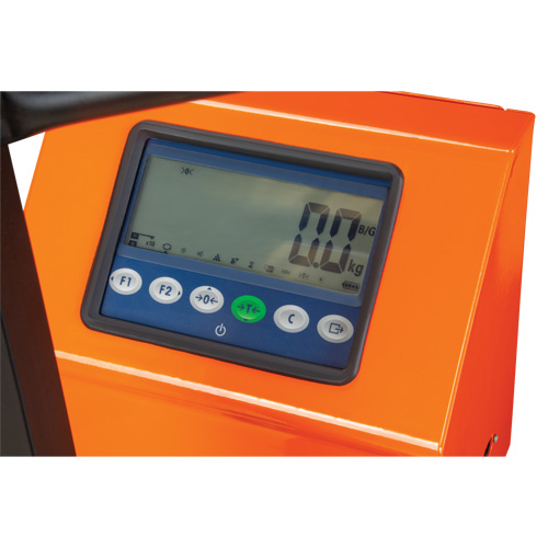 Digital Scale Pallet Truck, 44.5" L x 27.75" W, 4400 lbs. Cap. Rideout Tool & Machine Inc.
