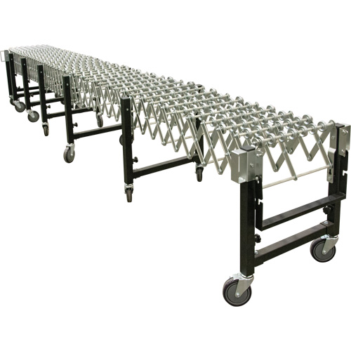 Convoyeur extensible, 18" la x 24' lo, Capacit&eacute; de 200 lb par pi lin. Rideout Tool & Machine Inc.