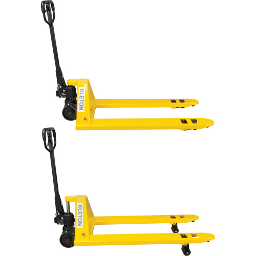 Steel Wheel Pallet Truck, Steel, 48" L x 27" W, 5500 lbs. Capacity Rideout Tool & Machine Inc.