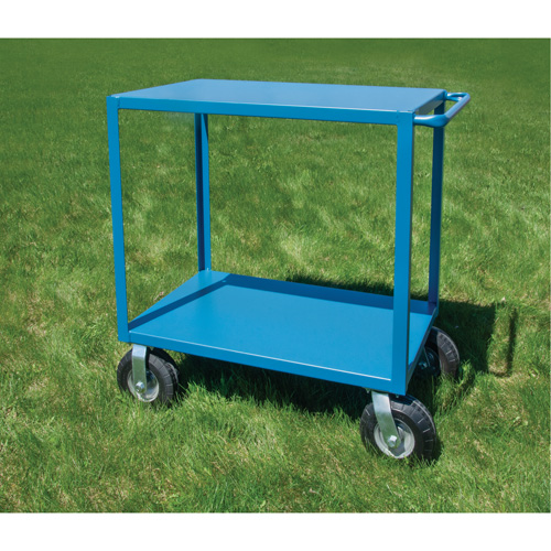 Outdoor Shelf Cart, 2 Tiers, 18" W x 39" H x 33" D, 1200 lbs. Capacity Rideout Tool & Machine Inc.