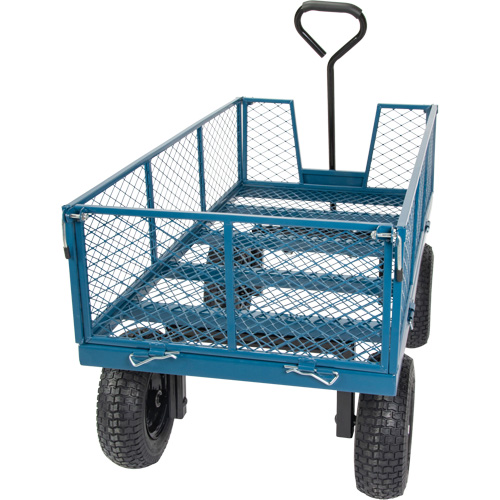 Wagon with Drop Sides, 24" W x 48" L, 800 lbs. Capacity Rideout Tool & Machine Inc.
