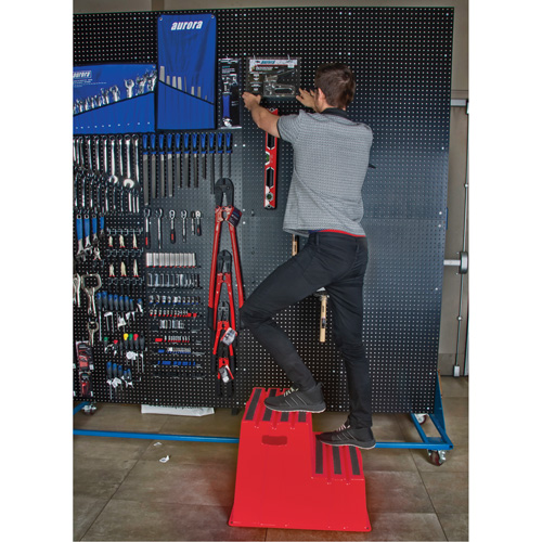 Escabeau industriel, 2 marches, 26" x 22-7/16" x Hauteur 19-11/16" Rideout Tool & Machine Inc.