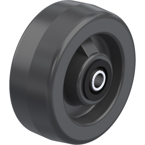 Solid Black Phenolic Wheels Rideout Tool & Machine Inc.