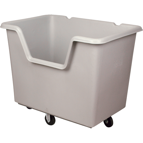 Starcart Easy-Access Box Truck, Polyethylene, 46" L x 31" W x 49" H, 24 cu. ft. Volume, 900 lbs. Capacity Rideout Tool & Machine Inc.