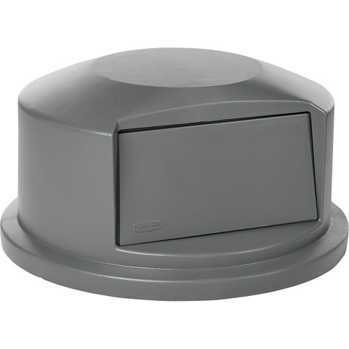 Round Brute&reg; Tops, Dome Lid, Plastic/Polyethylene, Fits Container Size: 24" Dia. Rideout Tool & Machine Inc.