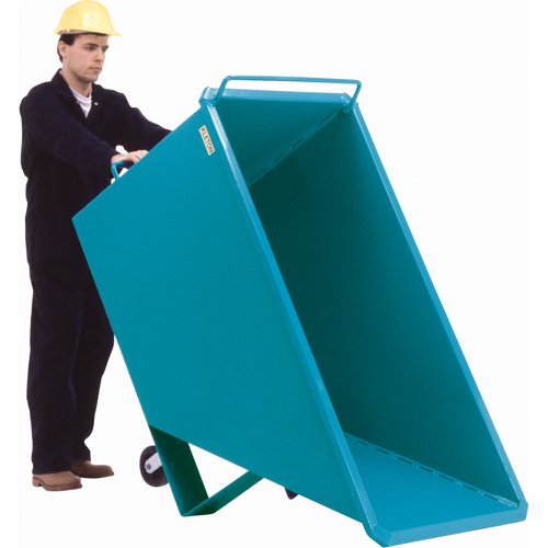 Chariot basculeur en acier, Acier, 1 vg³, Capacit&eacute; de charge de 2000 lb Rideout Tool & Machine Inc.