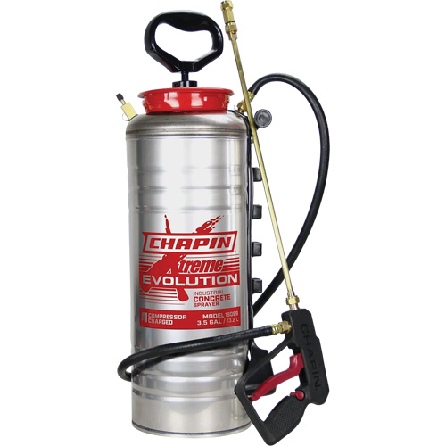 Evolution Concrete Tank Sprayer, 3.5 gal. (13.2 L), Stainless Steel, 19" Wand Rideout Tool & Machine Inc.