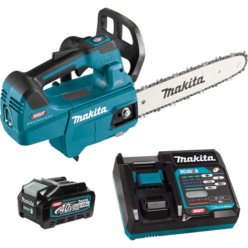 XGT Cordless Brushless Top Handle Chainsaw, 12", Battery Powered, 40 V Rideout Tool & Machine Inc.