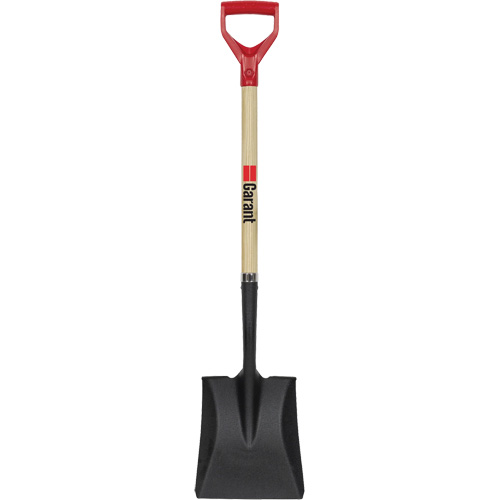 Square Point Shovel, Wood, Tempered Steel Blade, D-Grip Handle, 43-1/2" Long Rideout Tool & Machine Inc.
