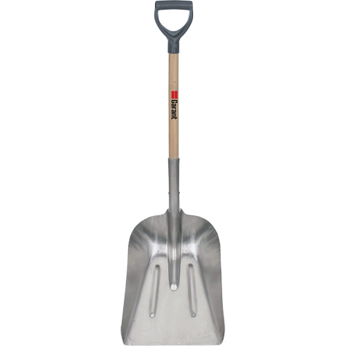 #8 Grain Scoop Shovel, Wood, Aluminum Blade, D-Grip Handle, 29" Length Rideout Tool & Machine Inc.