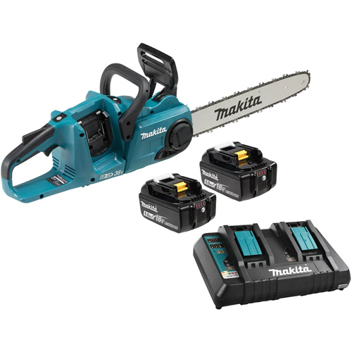 Ensemble de scie &agrave; chaîne LXT 5.0Ah sans balai avec poign&eacute;e &agrave; l'arri&egrave;re, 16", &agrave; pile, 36 V Rideout Tool & Machine Inc.