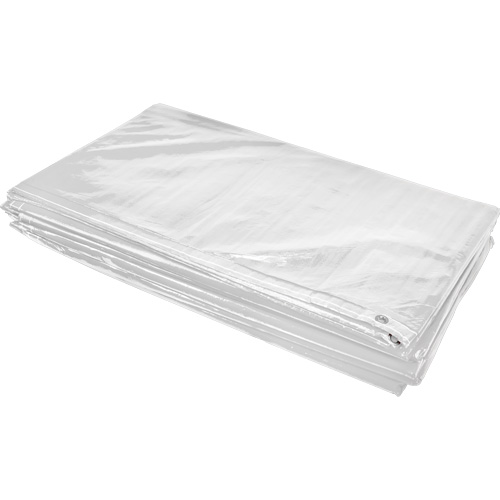 Insulated Tarp, Polyethylene, White, 20' x 12' x 8 mils Rideout Tool & Machine Inc.
