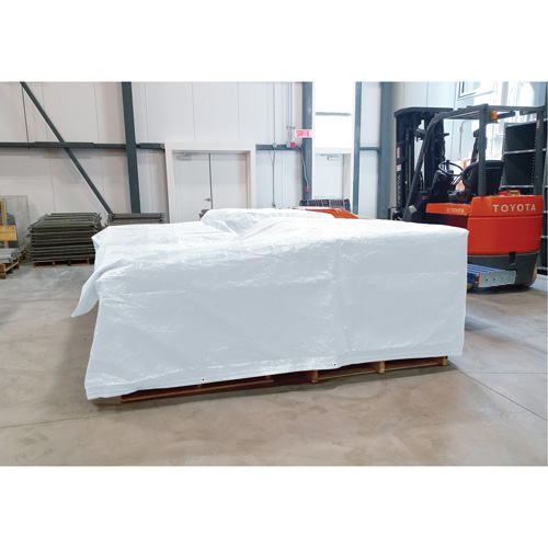 Insulated Tarp, Polyethylene, White, 20' x 12' x 8 mils Rideout Tool & Machine Inc.