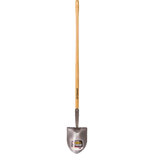 Round Point Shovel, Forged Steel Blade, Hardwood, Straight Handle Rideout Tool & Machine Inc.