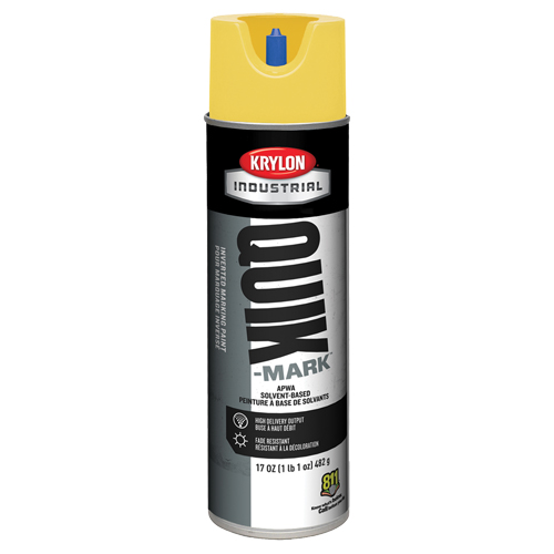 Industrial Quik-Mark Solvent-Based Inverted Marking Paint, 17 oz., Aerosol Can Rideout Tool & Machine Inc.