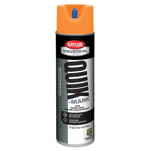 Industrial Quik-Mark Solvent-Based Inverted Marking Paint, 17 oz., Aerosol Can Rideout Tool & Machine Inc.