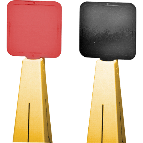 &eacute;criteau &agrave; enclencher sur c&ocirc;ne de signalisation Rideout Tool & Machine Inc.