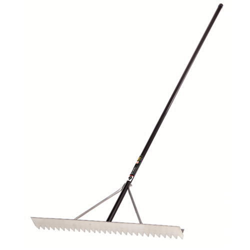 Pro Asphalt Rake, 36" W, Aluminum Blade, 28 Tines Rideout Tool & Machine Inc.