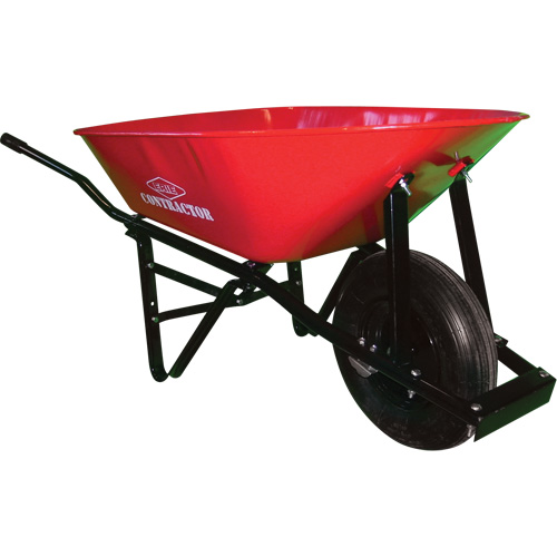 Contractor Wheelbarrow, 6 cu. ft., Steel Tray Rideout Tool & Machine Inc.