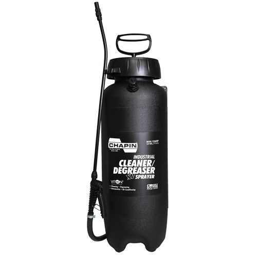 Vaporisateur industriel pour nettoyant & d&eacute;graissant Viton, 3 gal. (11,36 L), Plastique/Poly&eacute;thyl&egrave;ne, Lance de 18" Rideout Tool & Machine Inc.