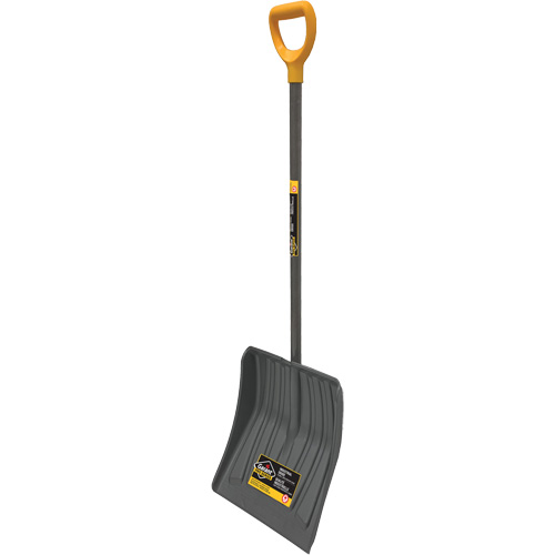 Pro Snow Shovel, Polypropylene Blade, 13-7/8" Wide, D-Grip Handle Rideout Tool & Machine Inc.